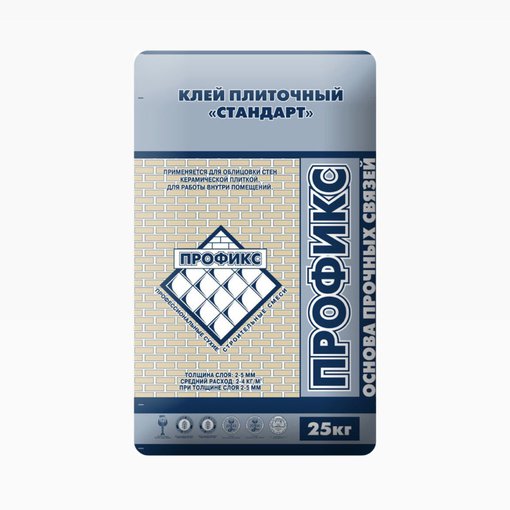 Клей плиточный Профикс Стандарт 25 кг