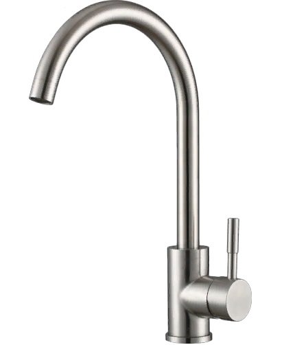 Смеситель для кухни AISI304 H8105 на гайке