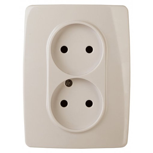 Розетка ЭРА 12 2x2 p 16A 250V
