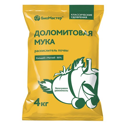 Мука доломитовая раскислитель 4 кг